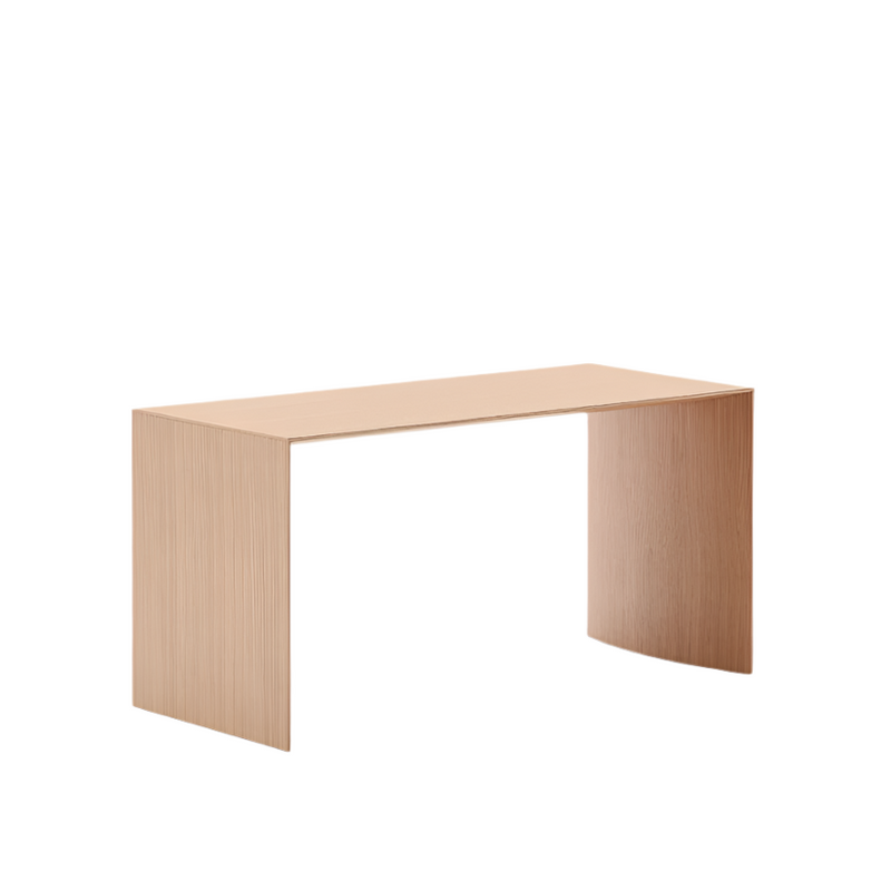 LITTO oak veneer coffee table with a natural colour finish, 90 x 45 cm