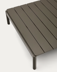 SORELLS coffee table in green aluminum 89 x 91 cm