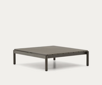 SORELLS coffee table in green aluminum 89 x 91 cm