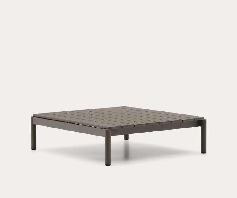 SORELLS stolić za kavu u zelenom aluminiju 89 x 91 cm