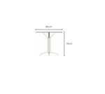 PULVIS Outdoor square dining table