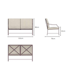 AGOSTO Sjedeća garnitura s 2 mjesta