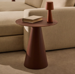 WILSHIRE stolić od kaljenog stakla i metala, Ø 50 cm