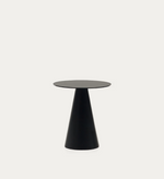 WILSHIRE stolić od kaljenog stakla i metala, Ø 50 cm