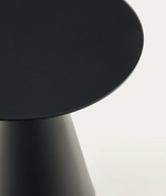 WILSHIRE stolić od kaljenog stakla i metala, Ø 50 cm