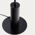 NIBLA Crna metalna podna lampa