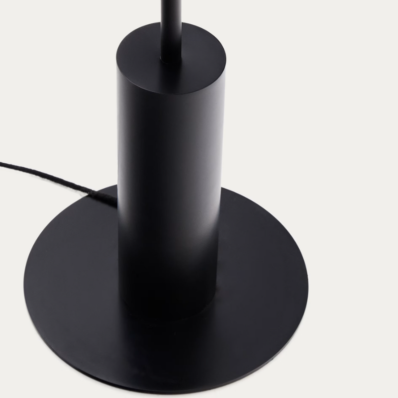 NIBLA Crna metalna podna lampa