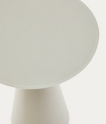 WILSHIRE stolić od kaljenog stakla i metala, Ø 35 cm