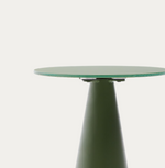 WILSHIRE stolić od kaljenog stakla i metala, Ø 35 cm