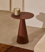 WILSHIRE stolić od kaljenog stakla i metala, Ø 35 cm