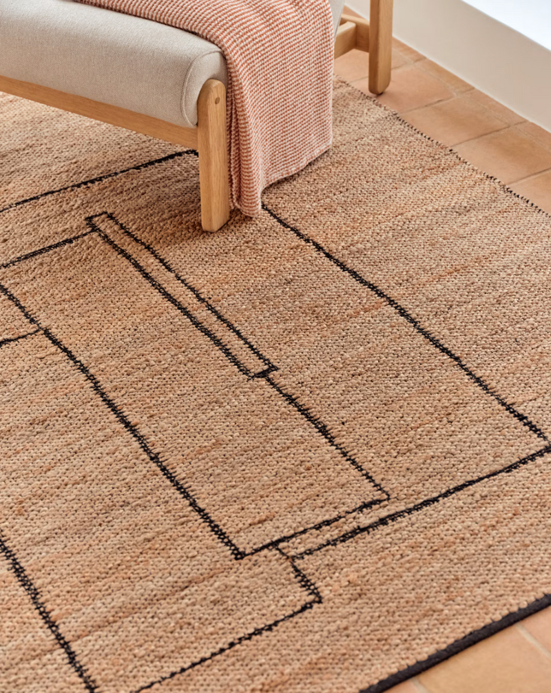 VELIRA Tepih od jute 160 x 230 cm