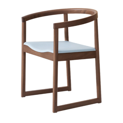 NORDICA Wooden armchair with a cushion