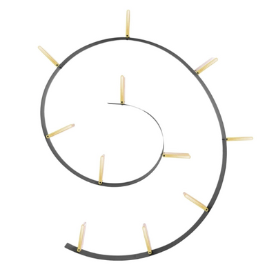 BOOKWORM METAL With 11 bookends / 5,2 m