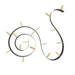 BOOKWORM METAL Sa 17 držača za knjige / 8,2 m