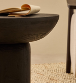 OVAK Pomoćni stolić od punog bagremovog drva