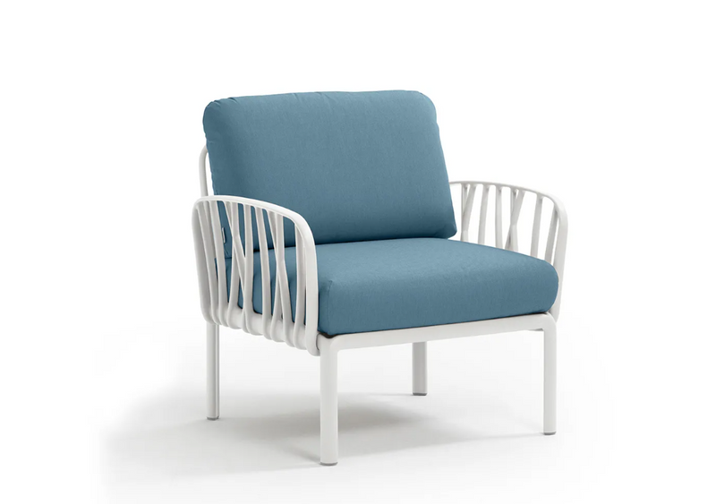 KOMODO Fotelja za opuštanje s naslonima za ruke od stakloplastike