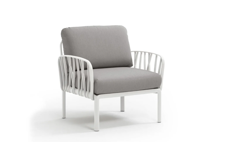 KOMODO Fotelja za opuštanje s naslonima za ruke od stakloplastike