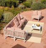 KOMODO Fotelja za opuštanje s naslonima za ruke od stakloplastike