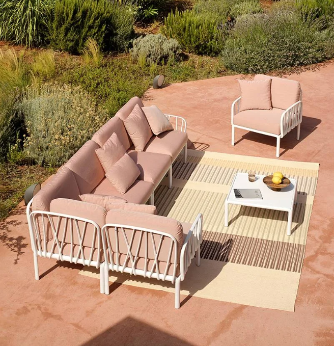 KOMODO Fotelja za opuštanje s naslonima za ruke od stakloplastike