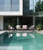 KOMODO Fotelja za opuštanje s naslonima za ruke od stakloplastike