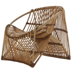 RATTAN Wave lounge chair