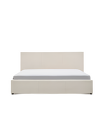 NAHIRI Krevet od šenila s podlogom za odlaganje