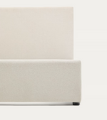 NAHIRI Krevet od šenila s podlogom za odlaganje