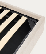 NAHIRI Krevet od šenila s podlogom za odlaganje