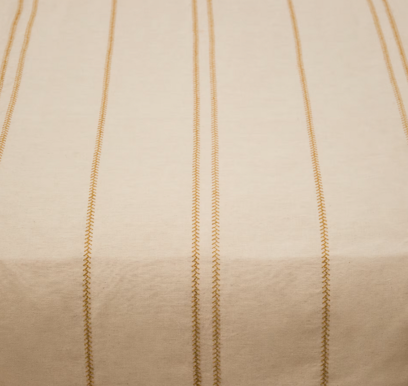 LINARA Set navlake za poplun i jastučnica od bež pamuka i lana