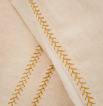 LINARA Set navlake za poplun i jastučnica od bež pamuka i lana