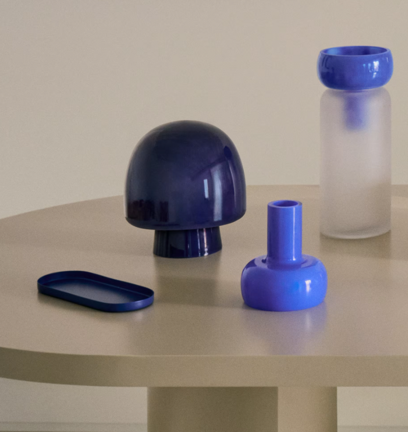 REIG Staklena stolna lampa