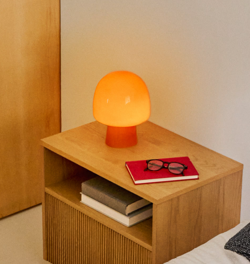 REIG Staklena stolna lampa