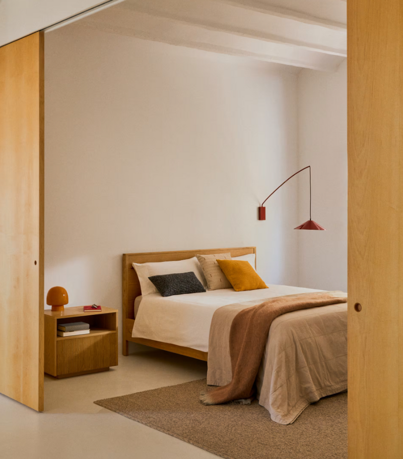 ISOR Chenille, 100% cotton bedspread with fantasy stripes