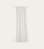 MARJA Cotton and linen curtain in white