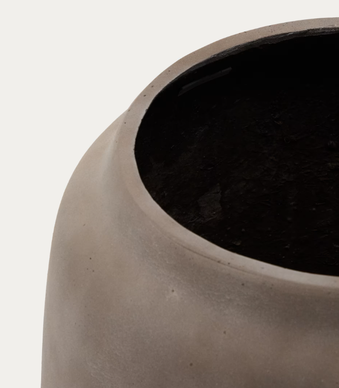 LIRA terracotta-effect planter Ø53cm