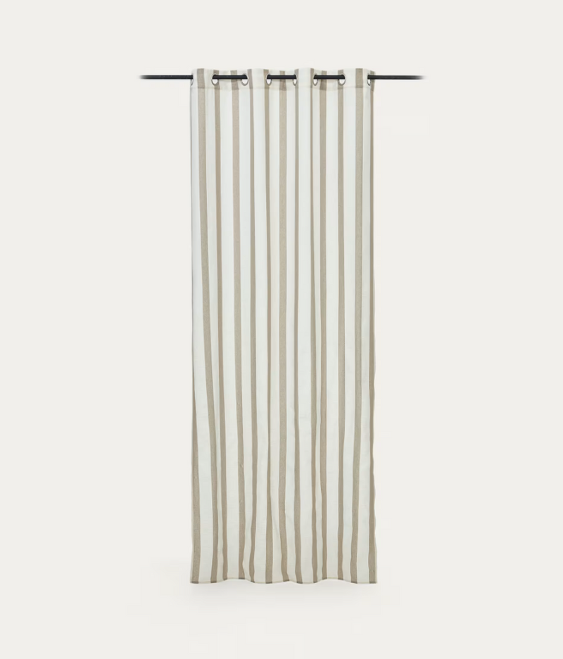 MARZA Curtain in natural and beige