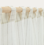 ADRA Curtain in white striped lines