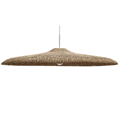 CRUILLES Natural fiber ceiling lamp shade in a natural finish