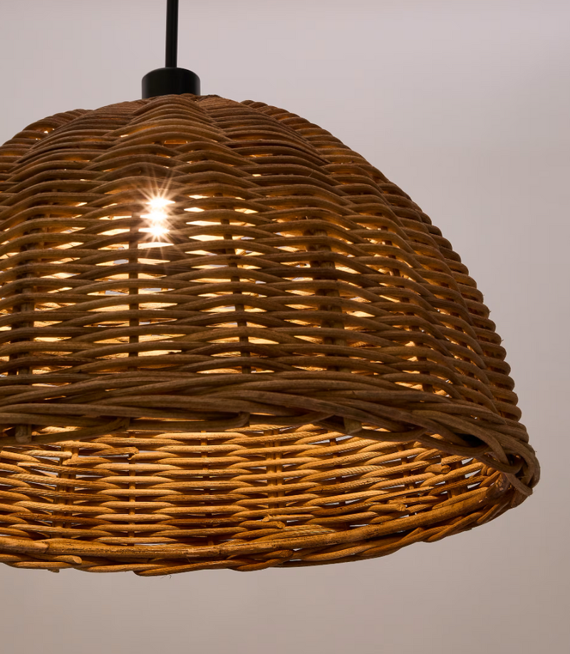 JORNETS Sjenilo za stropnu lampu od ratana u prirodnoj završnoj obradi