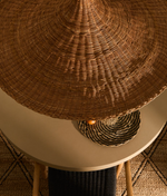 BLADIA Sjenilo za stropnu lampu od ratana s prirodnom završnom obradom Ø90cm