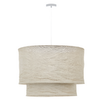 MARIELA Sjenilo za stropnu lampu od lana u bež boji