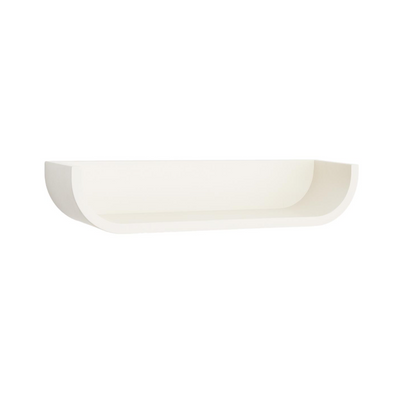 SALAYA shelf in lacquered beige ash laminated plywood 60 x 12 cm