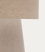 ALGAIDA Stolna lampa od sive tkanine