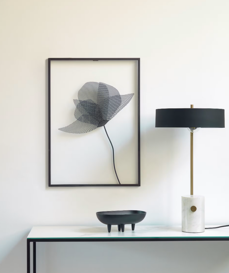 PHANT Stolna lampa od metala i mramora