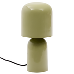 MONZE Table lamp in light green painted metal