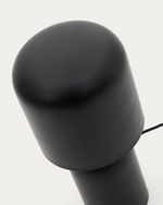 MONZE Table lamp in black painted metal