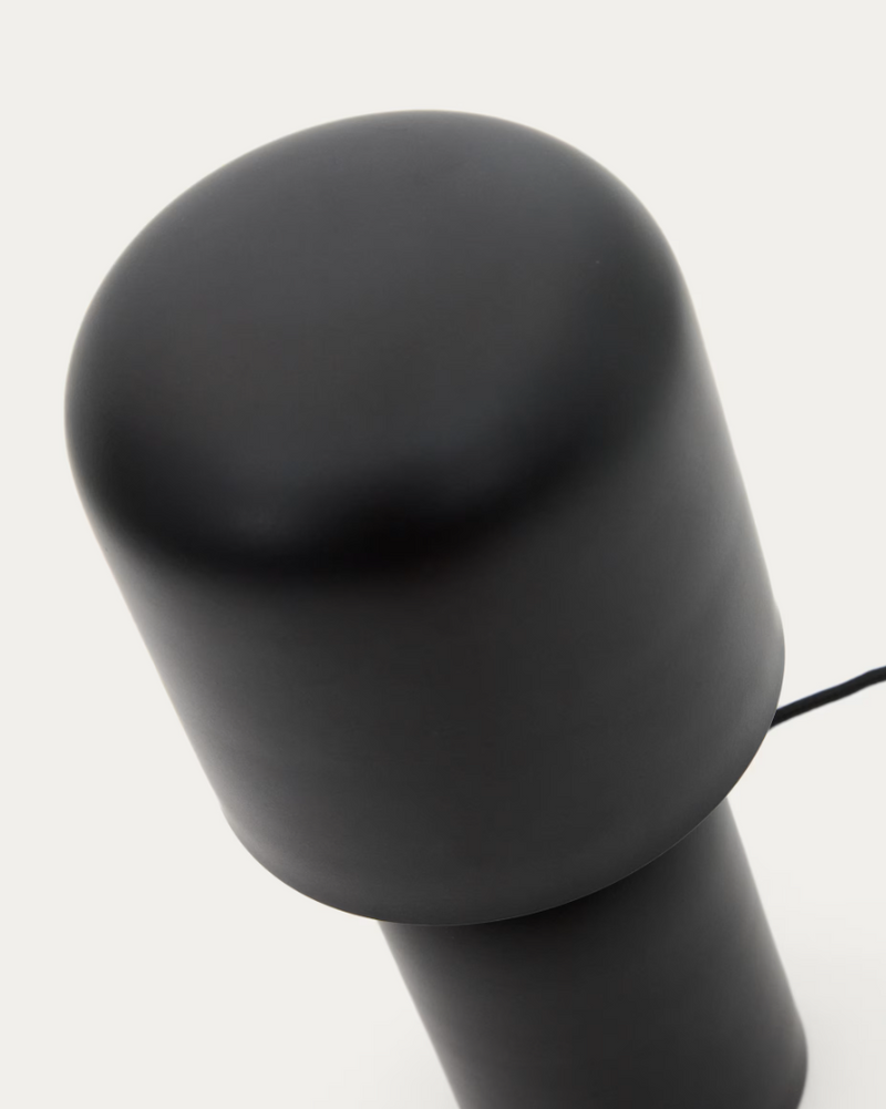 MONZE Table lamp in black painted metal