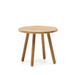 DILCIA Dječji stol od punog kaučukovca Ø 55 cm