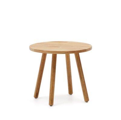 DILCIA kids table in solid rubber wood Ø 55 cm