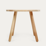 DILCIA Dječji stol od punog kaučukovca Ø 55 cm